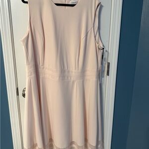 Calvin Klein Soft Pink Midi Dress